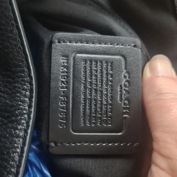 Coach pebbled leather with studs and gromets backpack purse - Picture 8 of 11